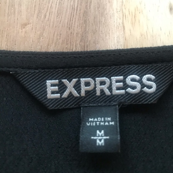 Express Bell sleeve Crop Top with Lacing on Back - Picture 4 of 4